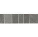 WOW - Trencadis - 3 in. x 11 in. Guell Field Tile - Coal