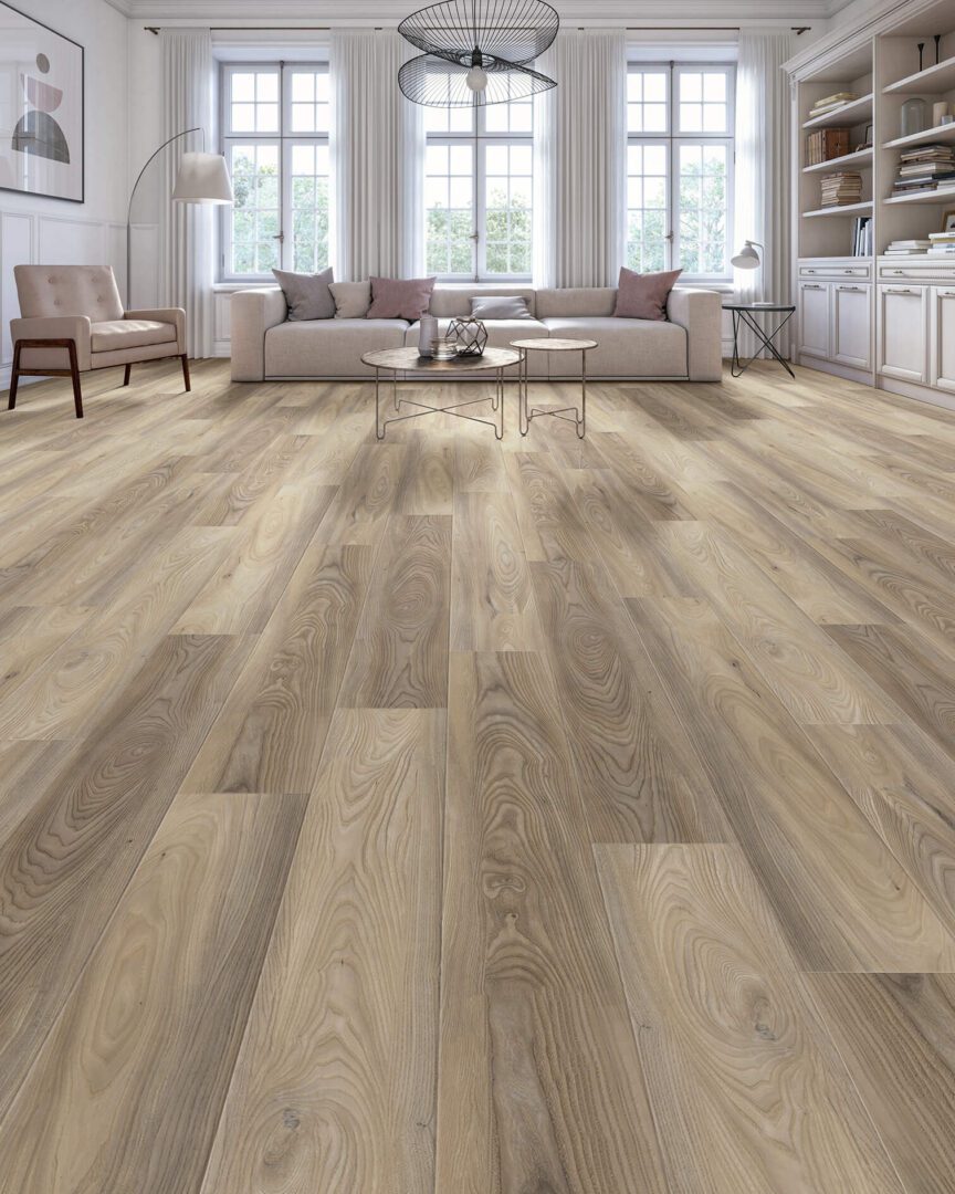 Diamond Surfaces - Titan Genesis Collection 7 in. x 60 in. Luxury Vinyl - Buffalo Elm floor installation