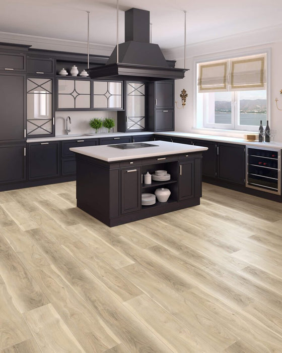 Diamond Surfaces - Titan Genesis Collection 7 in. x 60 in. Luxury Vinyl - Farmhouse Hickory floor installation