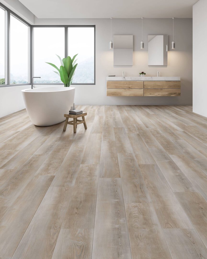 Diamond Surfaces - Titan Genesis Collection 7 in. x 60 in. Luxury Vinyl - Sugar Pine