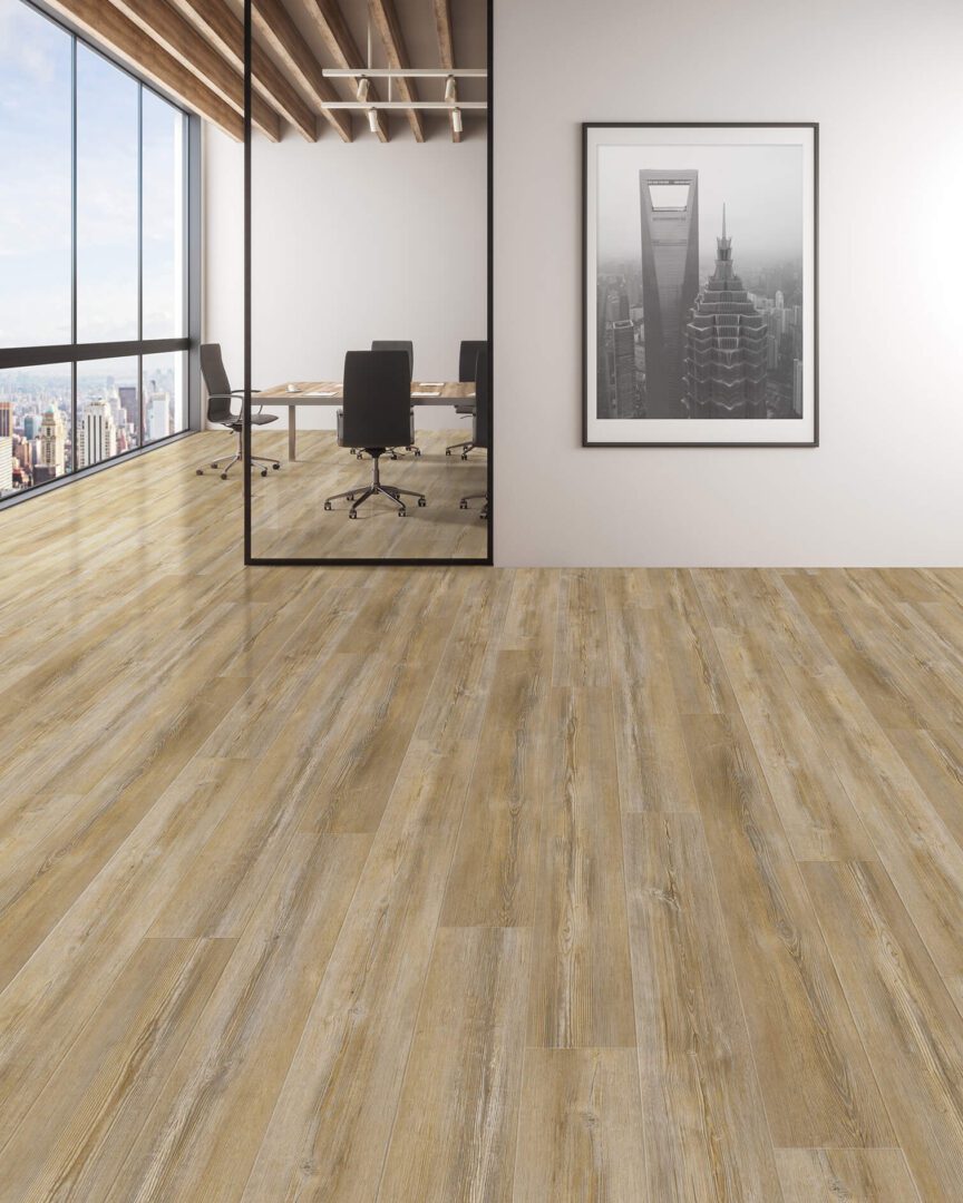 Diamond Surfaces - Titan Genesis Collection 7 in. x 60 in. Luxury Vinyl - Sweet Chestnut
