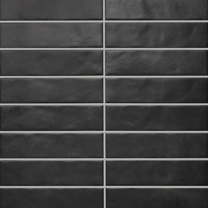 Arizona Tile - Glam Glazed Porcelain - Black Matte — Floorzz Arizona Tile - Glam Glazed Porcelain - Black Matte — Floorzz
