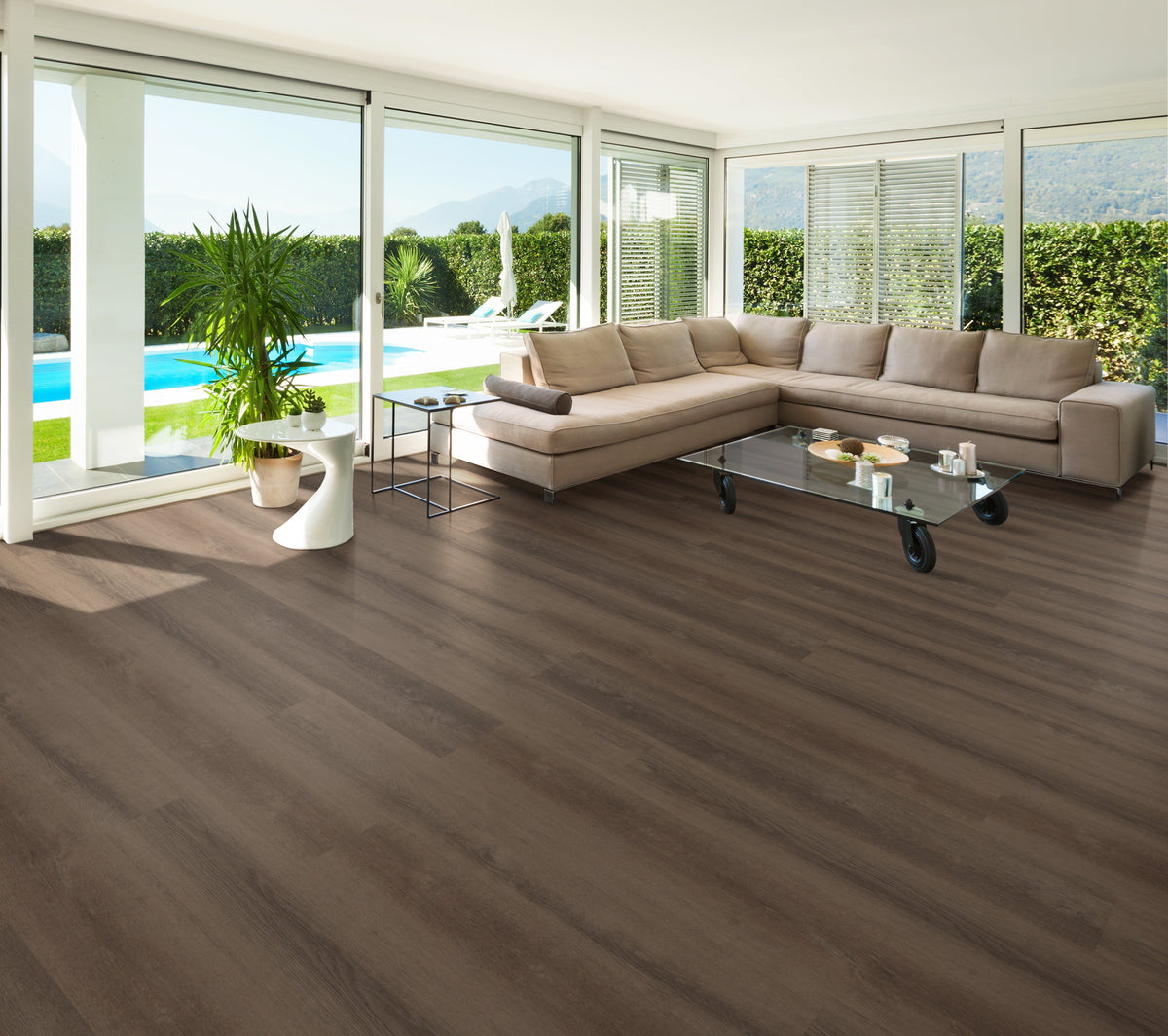 Floors 2000 - Golden State Of Mind Collection 9 in. x 60 in. Luxury Vinyl - Coffee floor installation