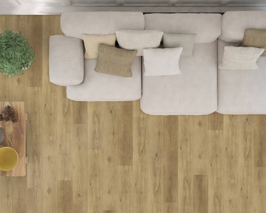 LW Flooring - Riverside - 9 3/8" x 60" - Luxury Vinyl - Goldenrod Top View