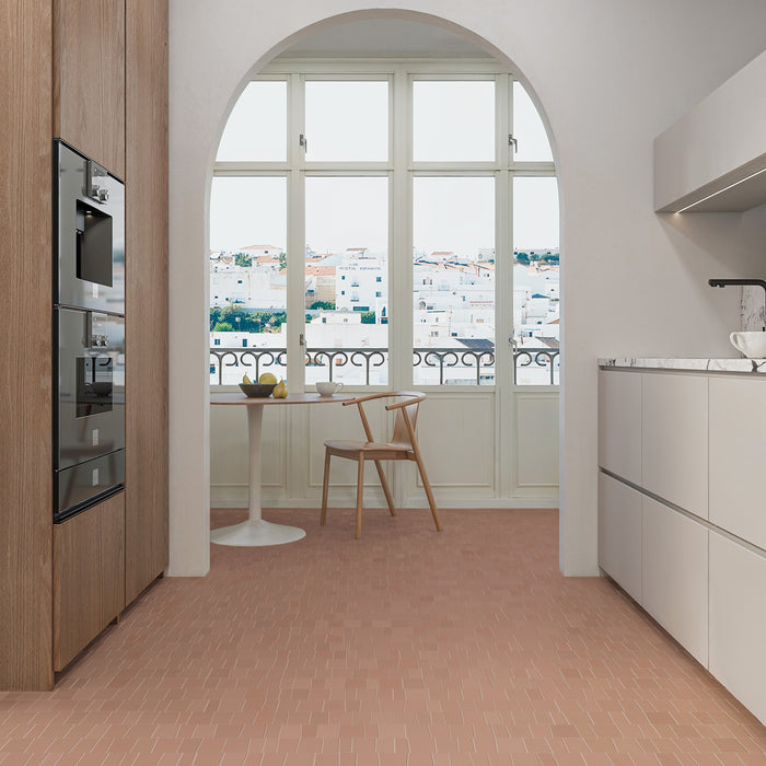 WOW - Trencadis - 3 in. x 11 in. Guell Field Tile - Mud Installed