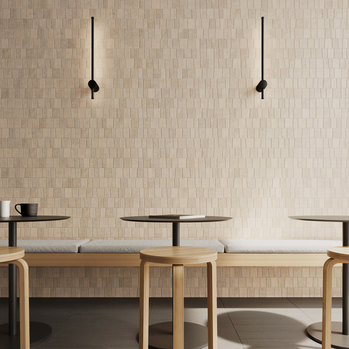 WOW - Trencadis - 3 in. x 11 in. Guell Field Tile - Rila Installed 2