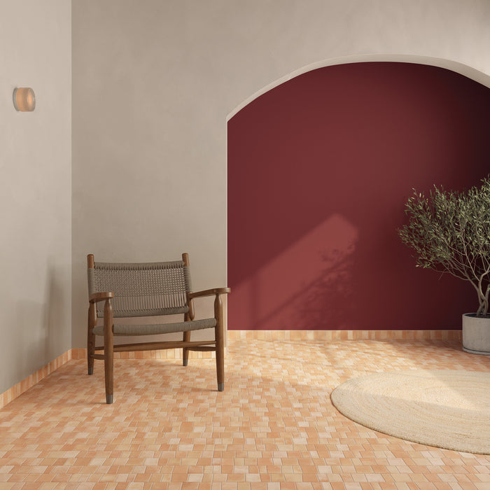 WOW - Trencadis - 3 in. x 11 in. Guell Field Tile - Sand Installed