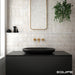 Equipe - Hanoi 4" x 4" Ceramic Tile - Arco White Installed