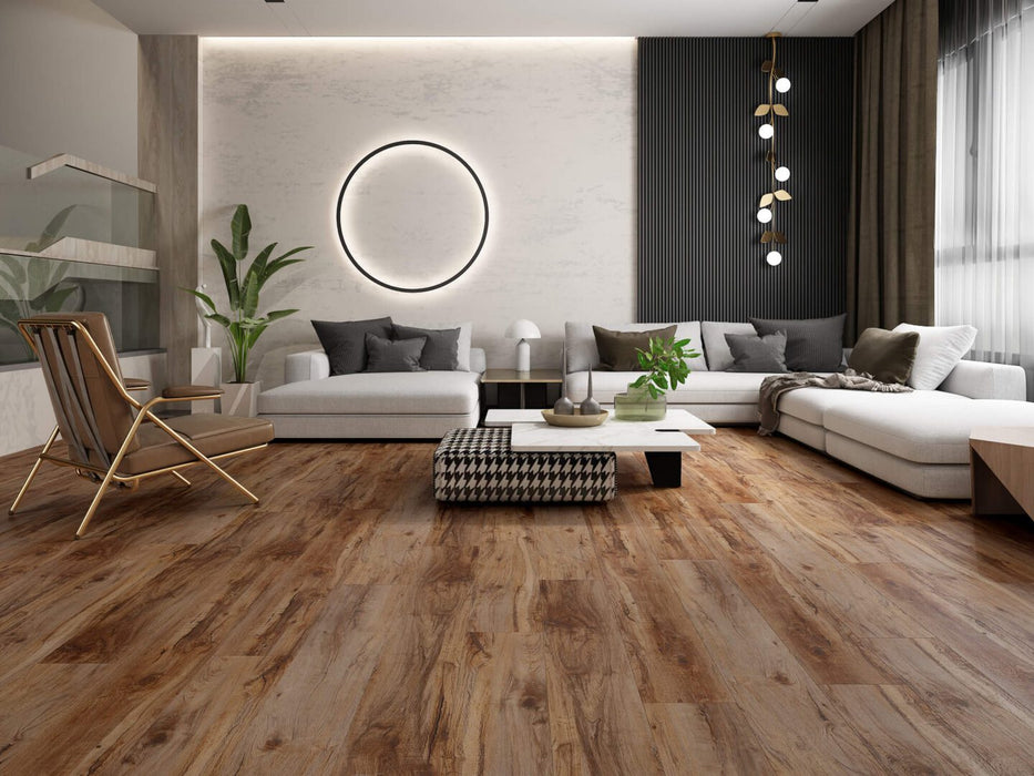 Diamond Surfaces - Aquashield HD Collection 9 in. x 60 in. Luxury Vinyl - Denali floor installation