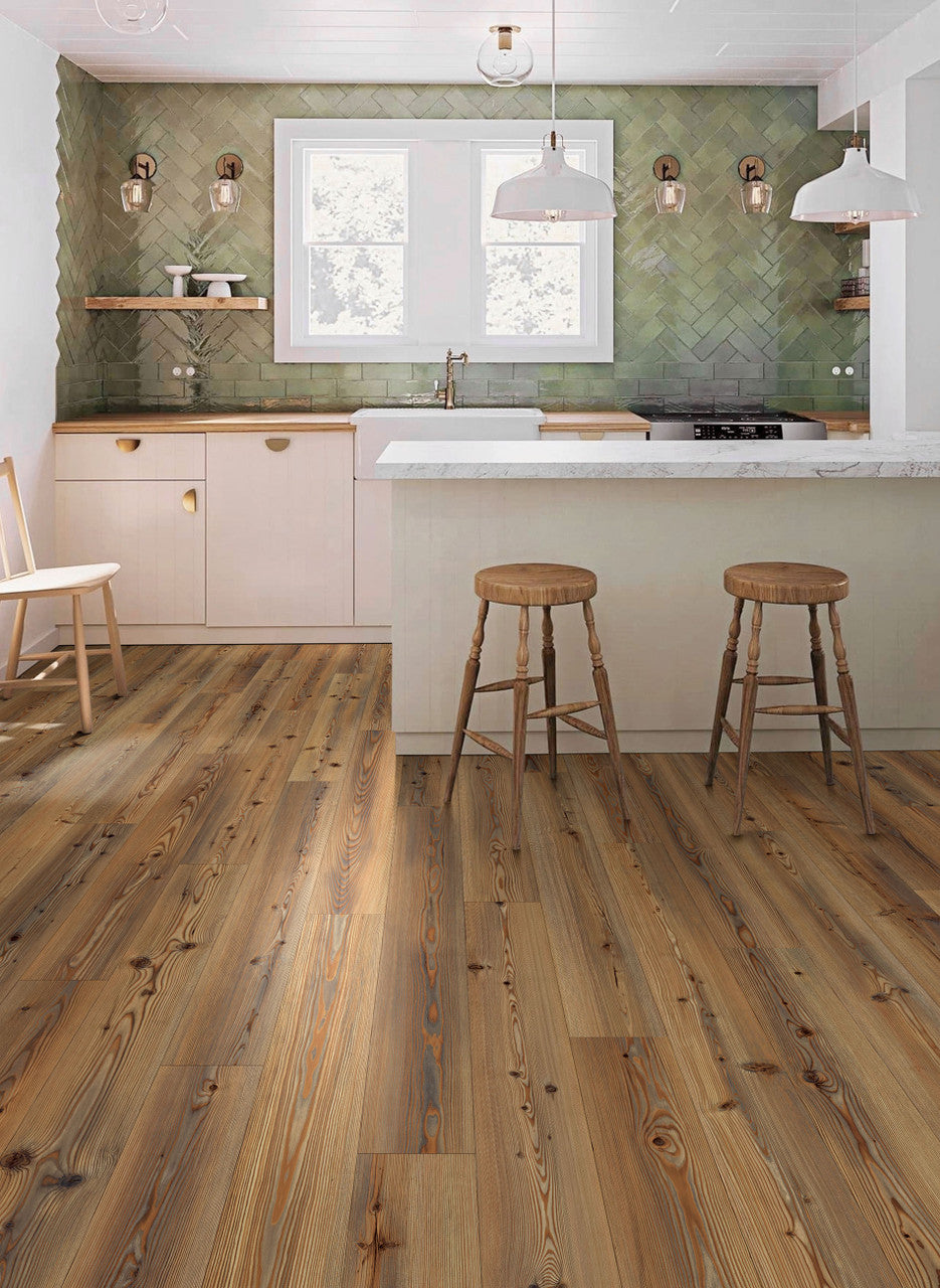 Engineered Floors - HD105 - 7 in. x 60 in. - Luxury Vinyl - Majestic floor installation