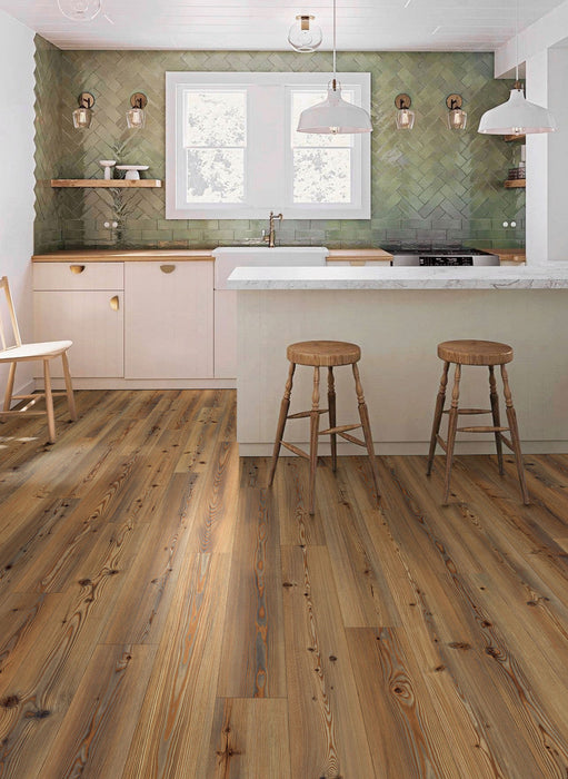 Engineered Floors - HD105 - 7 in. x 60 in. - Luxury Vinyl - Majestic floor installation