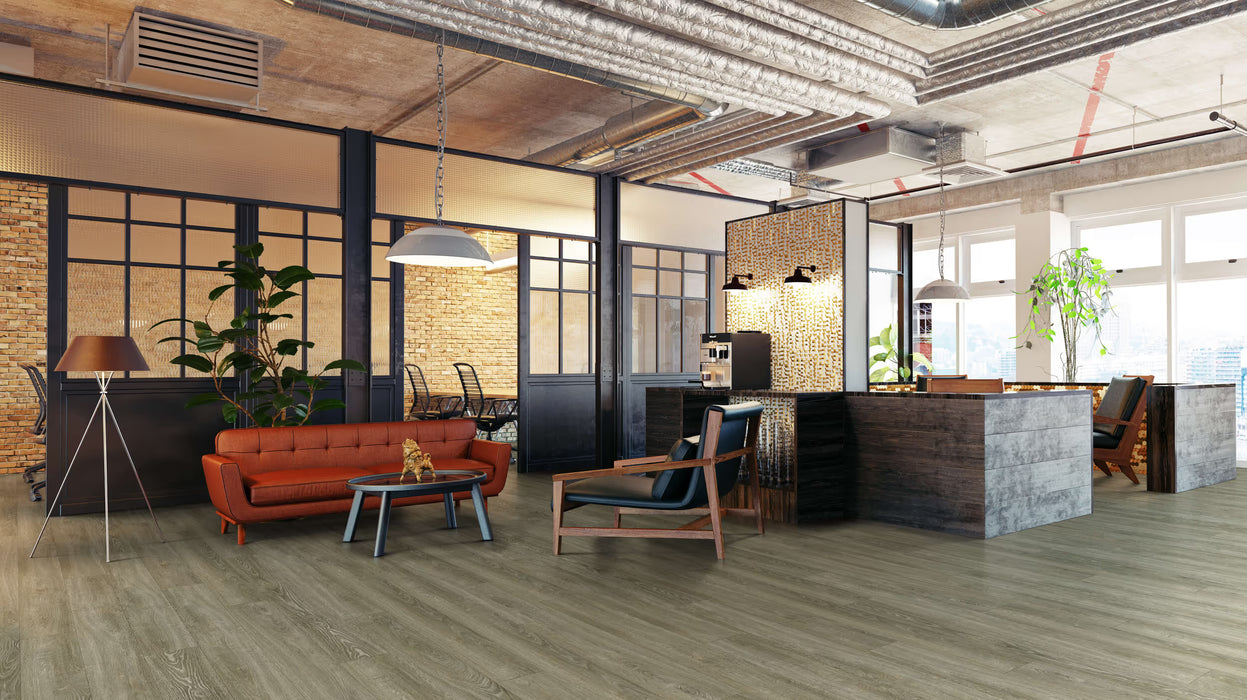 Happy Feet - Ironman Vinyl Flooring - Grey Fox HF311 Room Scene