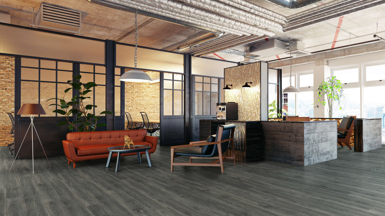 Happy Feet - Ironman Vinyl Flooring - Castle Grey HF315 Room scene