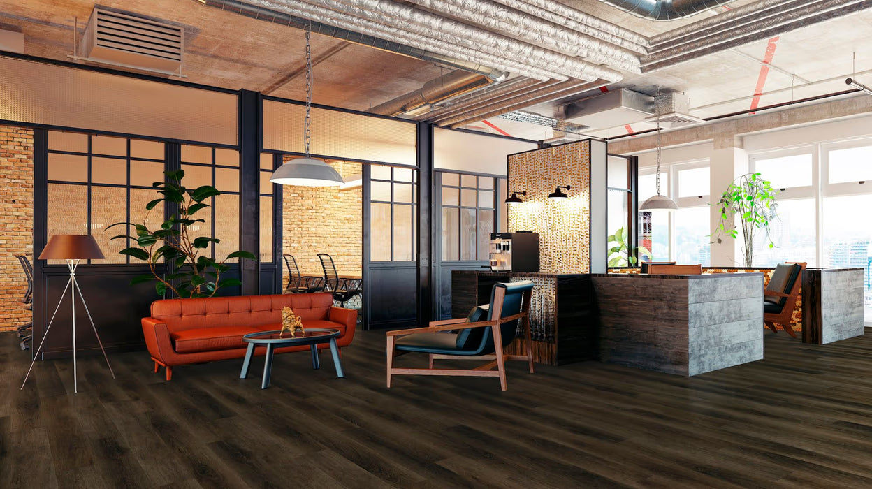 Happy Feet - Ironman Vinyl Flooring - Appalacian Oak HF317 Room Scene