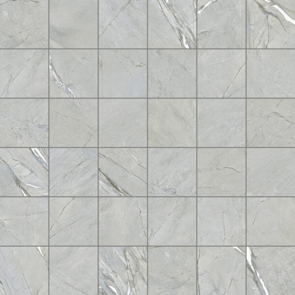 Happy Floors - Cardosia 2 in. x 2 in. Natural Porcelain Tile - Pebble