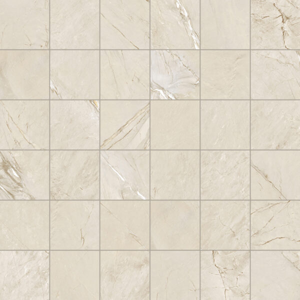 Happy Floors - Cardosia 2 in. x 2 in. Natural Porcelain Tile - River Rock