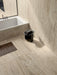 Happy Floors - Navona 24 in. x 48 in. Porcelain Vein Cut Tile - Honey floor installation