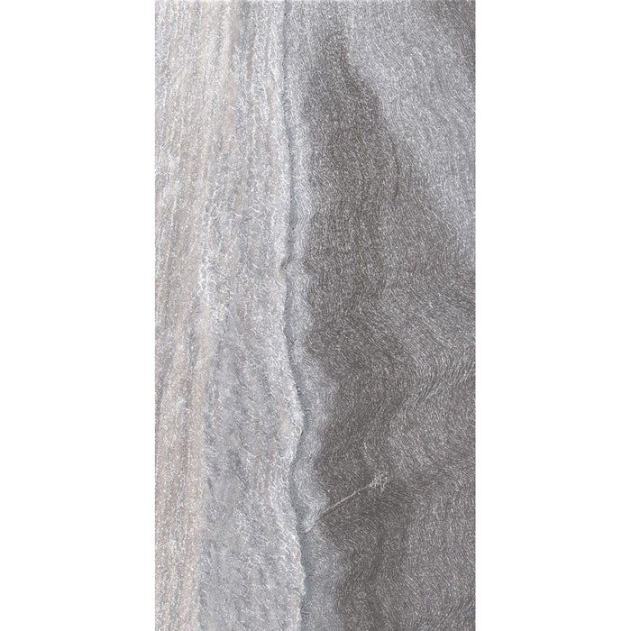 Happy Floors - Macaubas Series 12 in. x 24 in. Rectified Porcelain Tile - Twilight Anticato