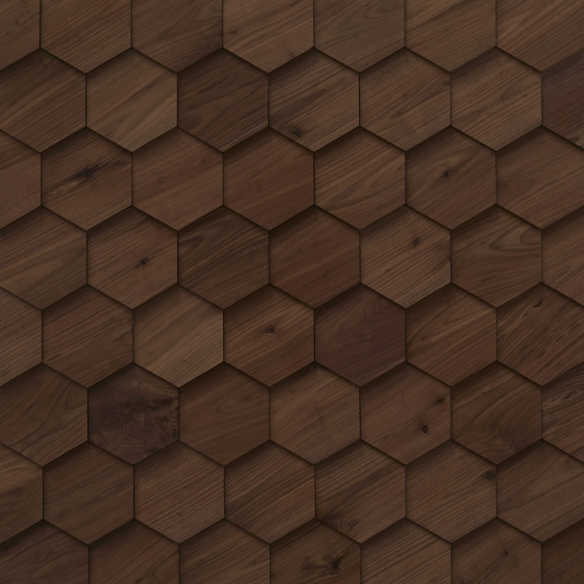 DuChateau - Celestio Legno - Hexo Wall Coverings - American Walnut