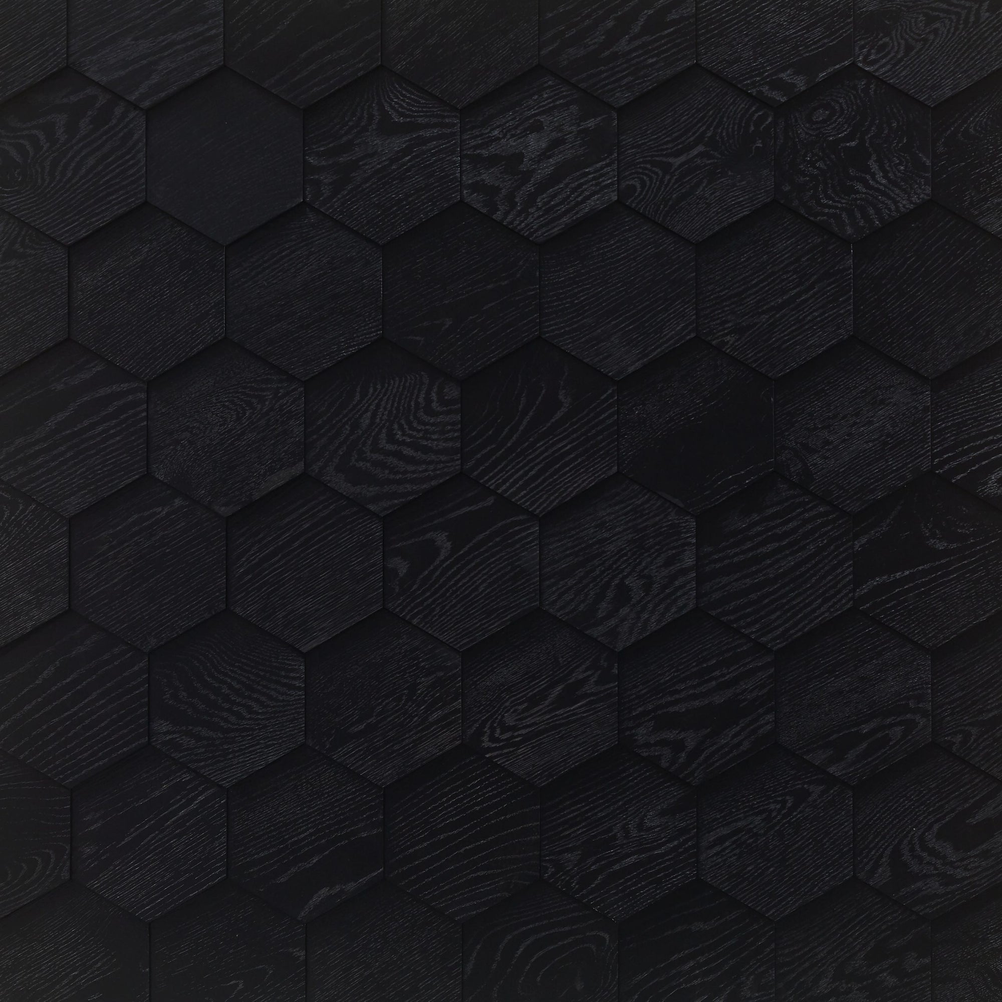 DuChateau - Celestio Legno - Hexo Wall Coverings - Noir