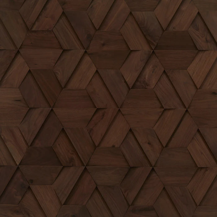 DuChateau - Celestio Legno - Jig Wall Coverings - Darkened Walnut
