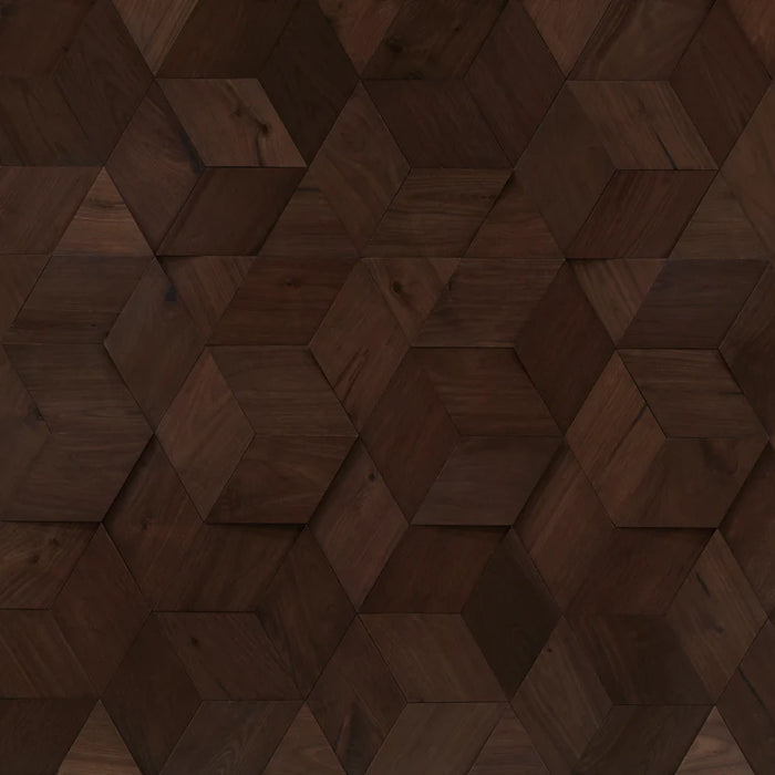 DuChateau - Celestio Legno - Pixel Wall Coverings - Darkened Walnut
