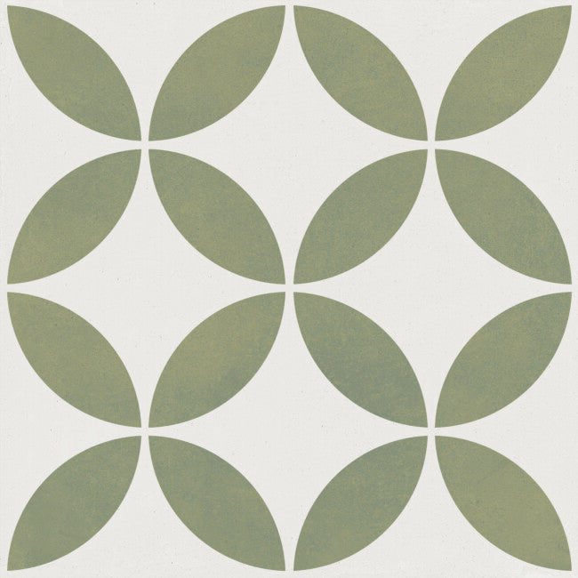 Harmony - Mayari Collection - 9 in. x 9 in. - Porcelain Tile - Green