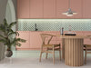 Harmony - Mayari Collection - 9 in. x 9 in. - Porcelain Tile - Green Installed