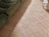 Harmony - Pangea Flower Collection - 9 in. x 9 in. - Porcelain Tile - Sand Installed