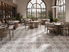 Harmony - Soroa Collection - 9 in. x 9 in. - Porcelain Tile - Cherry Installed