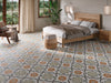Harmony - Soroa Collection - 9 in. x 9 in. - Porcelain Tile - Green Installed