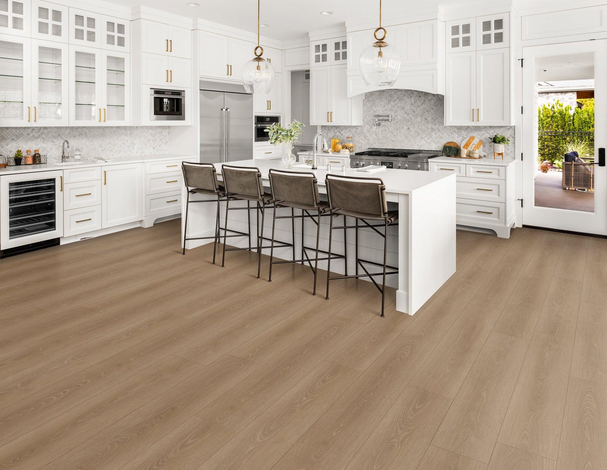 Floors 2000 - Haywood Collection 8 in. x 48 in. Laminate Plank - Toffeenut