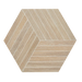 Arizona Tile - Bio Attitude 16" x 18" Mesh Porcelain Hexagon Tile - Amber