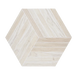 Arizona Tile - Bio Attitude 16" x 18" Mesh Porcelain Hexagon Tile - Cotton