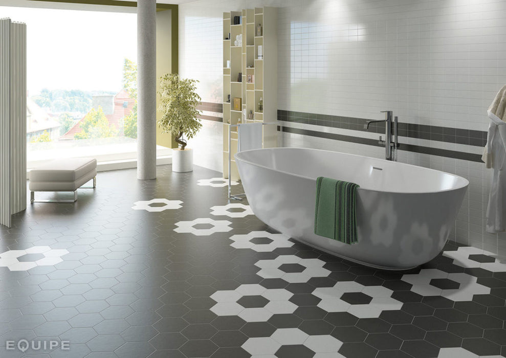 Equipe - Hexatile Collection - Negro Matte 8"