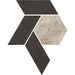 American Olean - Historic Limestone - 12" x 10" Landmark Hex - Porcelain Mosaic - Native Blend - Matte