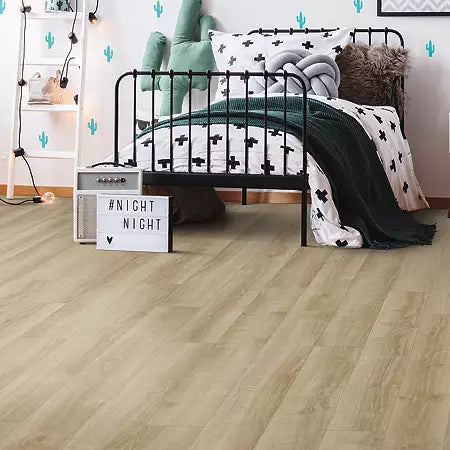 Mohawk - Arrington 6 in. x 36 in. Luxury Vinyl Plank - Soft Clay Installed