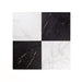 Lungarno - Parisian Chequer 12" x 12" Porcelain Tile - Noire
