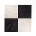 Lungarno - Parisian Chequer 12" x 12" Porcelain Tile - Créme Checker Look
