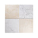 Lungarno - Parisian Chequer 12" x 12" Porcelain Tile - Créme Installed