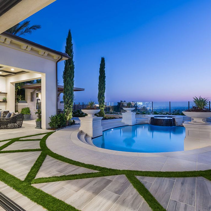 Arizona Tile - Aequa Series - 8" x 32" R11 Anti Slip Porcelain Tile - Cirrus floor installation