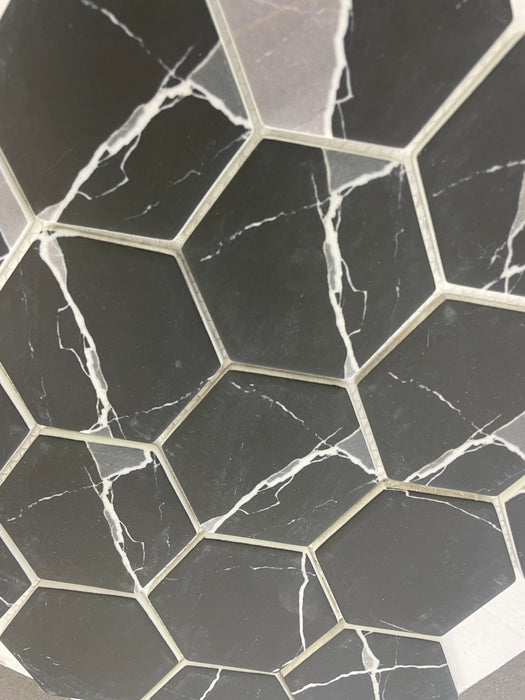Mosaic & Tile Depot - Kromatica Collection Glass Hex Mosaic - Yara