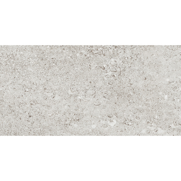 Tesoro - Shellstone Series - 24 in. x 48 in. Rectified Porcelain Tile - White