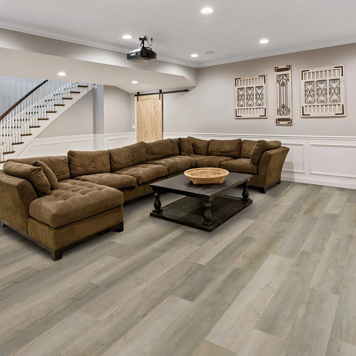 MetroFlor - Inception Reserve 200 Luxury Vinyl Plank Collection - Lakeside Oak Room Scene