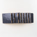 Lungarno - Zellige Bespoke - 4" x 4" Glossy Terracotta Tile - Indigo Mist Stacaked