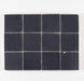 Lungarno - Zellige Bespoke - 4" x 4" Glossy Terracotta Tile - Indigo Mist Panel View