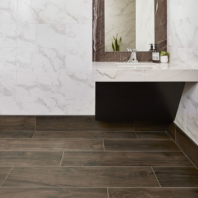 Arizona Tile - More Wood Series - Matte Rectified Porcelain Tile - Noce