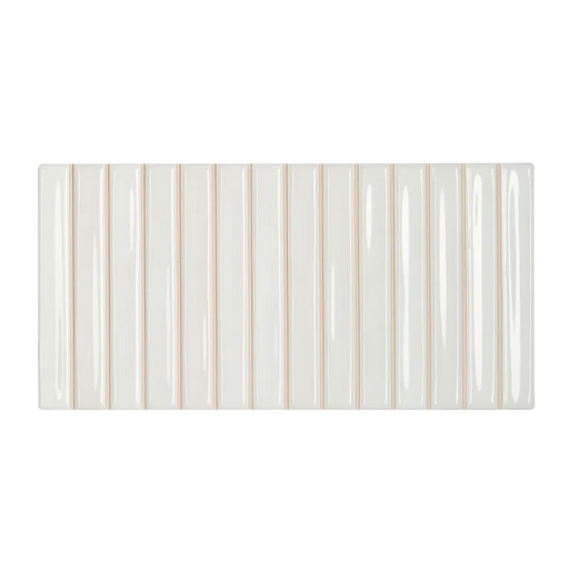 Arizona Tile - Flash Bars 5x10 Glossy Ceramic Mosaic - Ivory — Floorzz