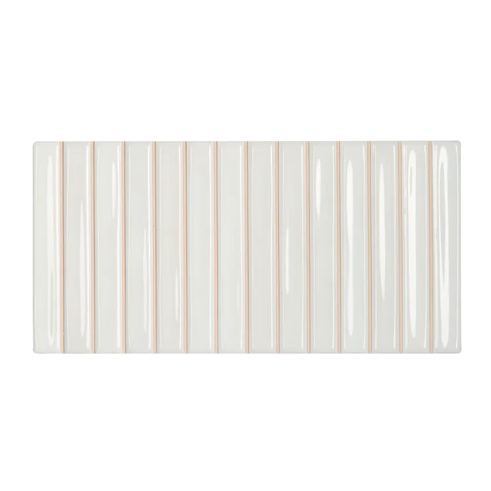 Arizona Tile - Flash Bars 5x10 Glossy Ceramic Mosaic - Ivory