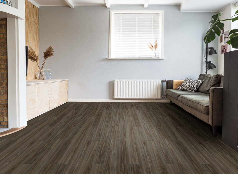 Jackson Vinyl - Grandstand 7 in. x 48 in. Luxury Vinyl - Woodbine Installed
